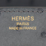 Hermes25cm Birkin Vert Amande Ostrich Gold Hardware