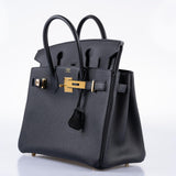 Hermes3 En 1 Birkin 30 Black Togo, Swift and Toile with Gold Hardware