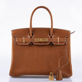 Hermes3 in 1 Birkin 30 Fauve Barenia Faubourg and Toile Gold Hardware