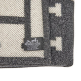 Hermes AVALON WOOL CASHMERE SIGNATURE CLASSIC THROW BLANKET