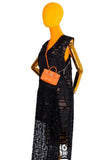 Hermes Birkin 15 Micro Orange Swift with Palladium Hardware