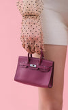 Hermes Birkin 15 Micro Tosca Swift with Palladium Hardware
