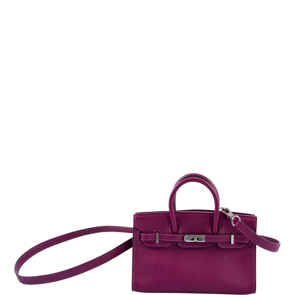 Hermes Birkin 15 Micro Tosca Swift with Palladium Hardware
