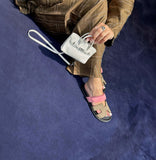 Hermes Birkin 15 Micro White Swift with Palladium Hardware