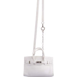 Hermes Birkin 15 Micro White Swift with Palladium Hardware
