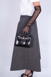 Hermes Birkin 20 Sellier Black Varanus Niloticus Lizard Gold Hardware