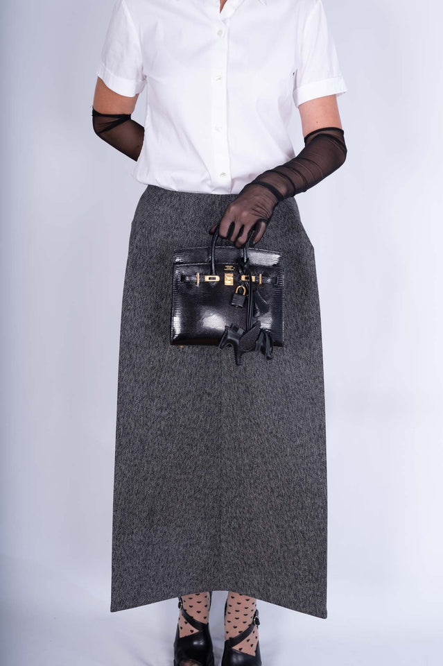 Hermes Birkin 20 Sellier Black Varanus Niloticus Lizard Gold Hardware