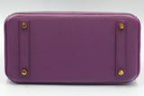 Hermes Birkin 25 Anemone Togo with Gold Hardware