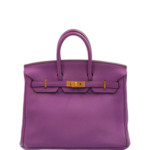Hermes Birkin 25 Anemone Togo with Gold Hardware