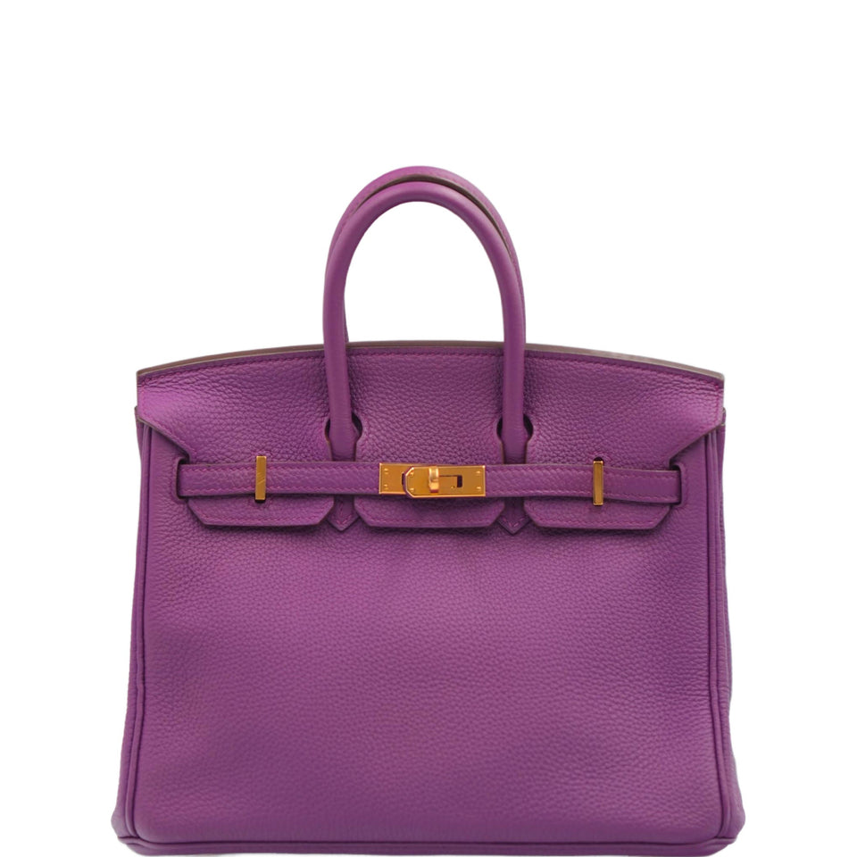Hermes Birkin 25 Anemone Togo with Gold Hardware