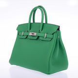 Hermes Birkin 25 Bambou Togo Palladium Hardware
