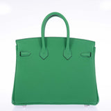 Hermes Birkin 25 Bambou Togo Palladium Hardware