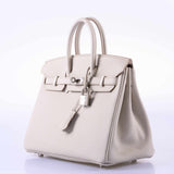 Hermes Birkin 25 Beton Togo Palladium Hardware - 2019, D