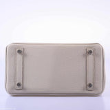 Hermes Birkin 25 Beton Togo Palladium Hardware - 2019, D