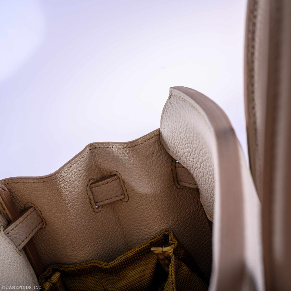 Hermes Birkin 25 Beton Togo Palladium Hardware - 2019, D