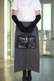 Hermes Birkin 25 Black Matte Alligator Gold Hardware