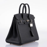 Hermes Birkin 25 Black Togo Palladium Hardware