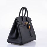 Hermes Birkin 25 Black Togo with Gold Hardware