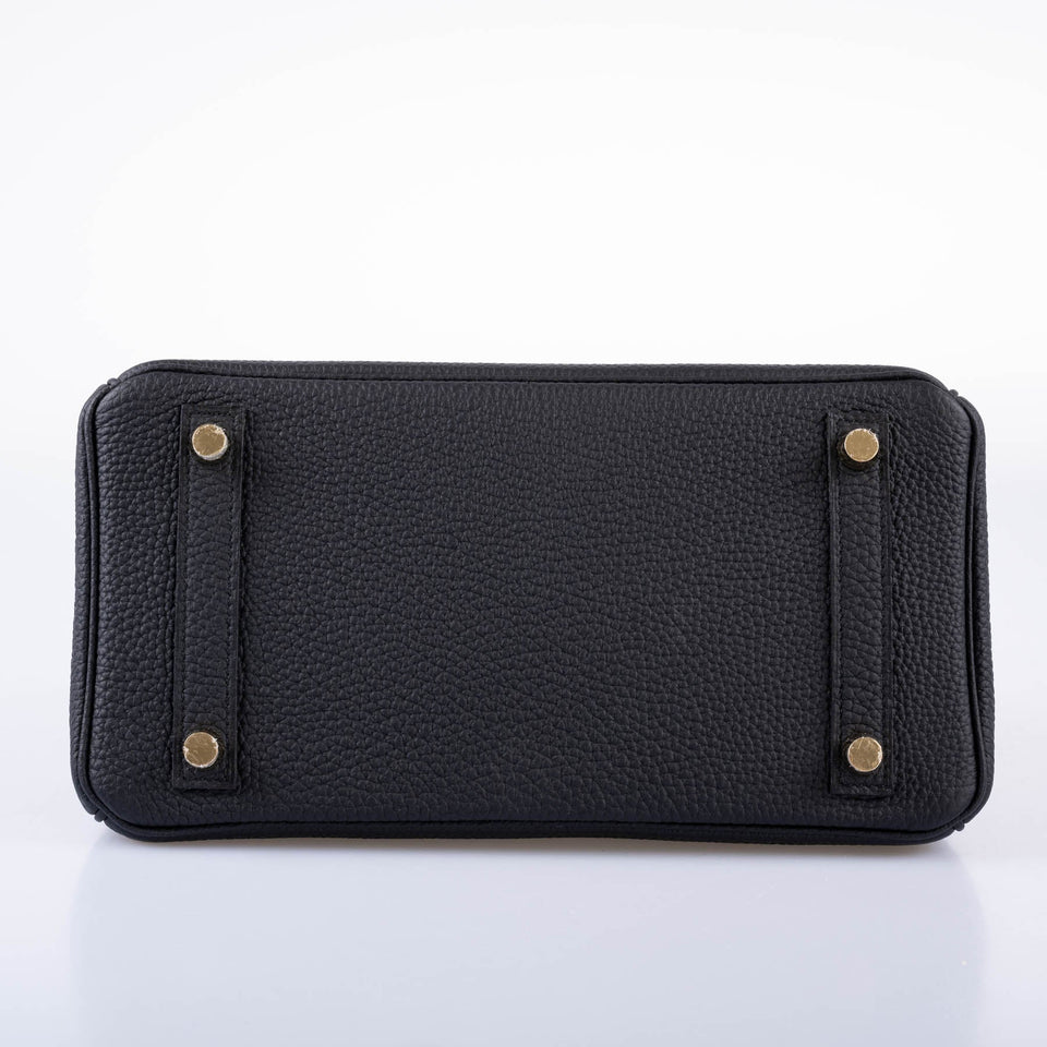 Hermes Birkin 25 Black Togo with Gold Hardware