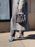 Hermes Birkin 25 Black Togo with Palladium Hardware
