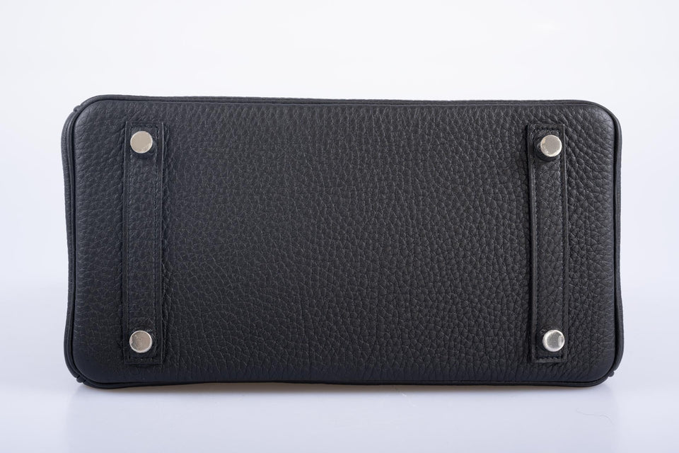Hermes Birkin 25 Black Togo with Palladium Hardware