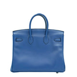Hermes Birkin 25 Bleu Saphir Swift Palladium Hardware