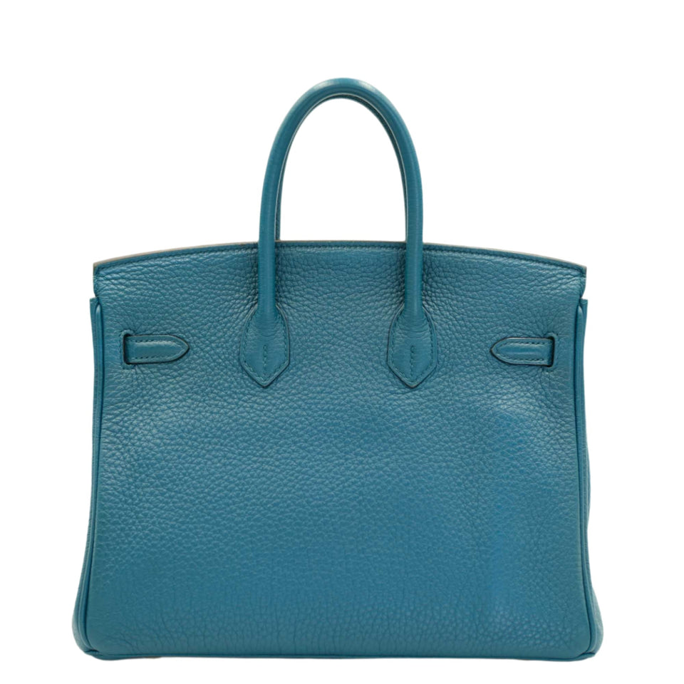 Hermes Birkin 25 Blue Cobalt Togo Gold Hardware