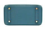 Hermes Birkin 25 Blue Cobalt Togo Gold Hardware
