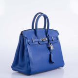 Hermes Birkin 25 Blue Electric Togo Palladium Hardware