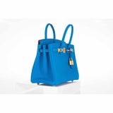Hermes Birkin 25 Blue Zanzibar Togo Gold Hardware