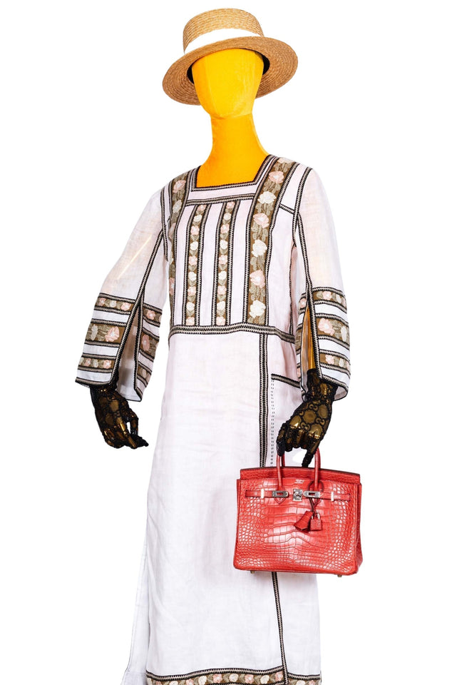 Hermes Birkin 25 Bougainville Matte Alligator Palladium Hardware