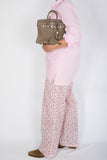 Hermes Birkin 25 Etoupe Swift Palladium Hardware