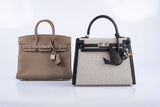 Hermes Birkin 25 Etoupe Togo Palladium Hardware