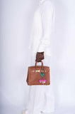 Hermes Birkin 25 Fauve Barenia Faubourg Gold Hardware