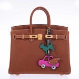 Hermes Birkin 25 Fauve Barenia Faubourg Gold Hardware