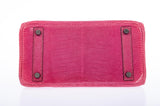 Hermes Birkin 25 Fuchsia Lizard Palladium Hardware
