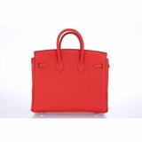 Hermes Birkin 25 Geranium Togo Gold Hardware
