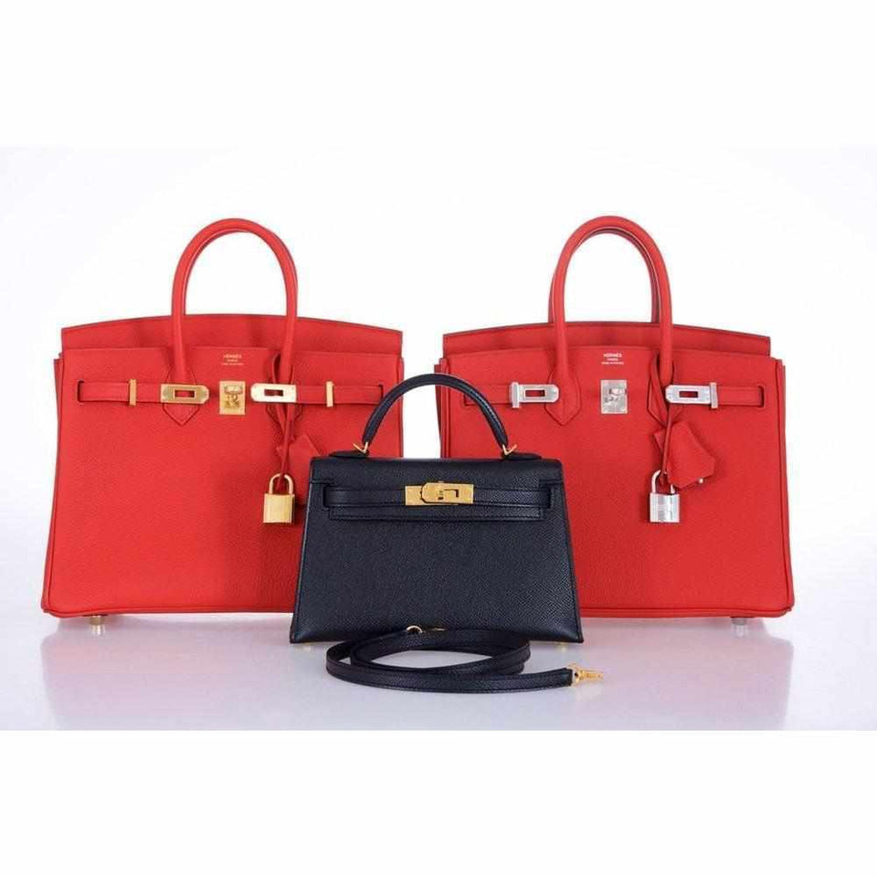 Hermes Birkin 25 Geranium Togo Gold Hardware