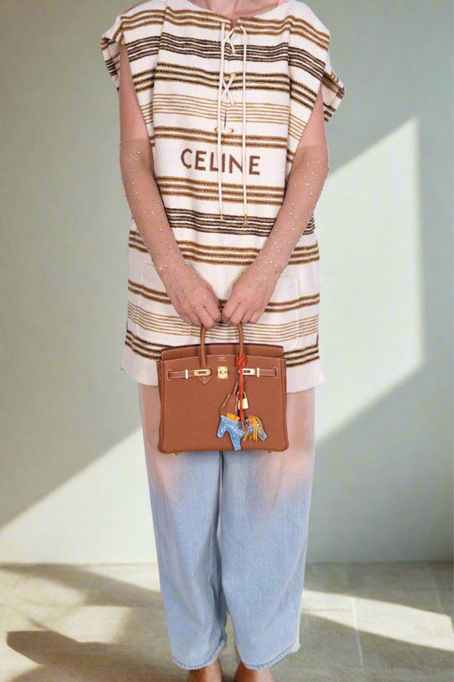 Hermes Birkin 25 Gold Togo with Gold Hardware