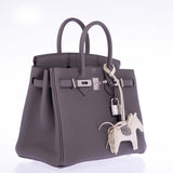 Hermes Birkin 25 Gris Etain Togo Palladium Hardware