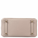 Hermes Birkin 25 Gris Tourterelle Togo Gold Hardware