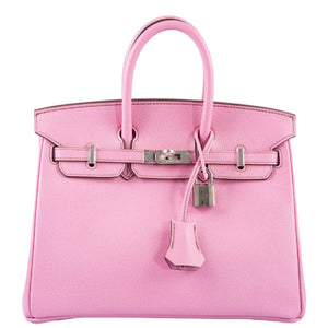 HermesBirkin 25 HSS Bubblegum Pink 5P Epsom with Palladium Hardware