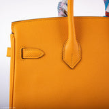 Hermes Birkin 25 HSS Jaune d'Or Epsom Gold Hardware