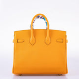 Hermes Birkin 25 HSS Jaune d'Or Epsom Gold Hardware