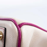 Hermes Birkin 25 HSS Rose Pourpre and Craie Epsom with Brushed Gold Hardware