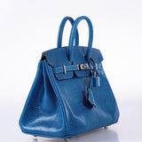 Hermes Birkin 25 Mykonos Lizard Palladium Hardware