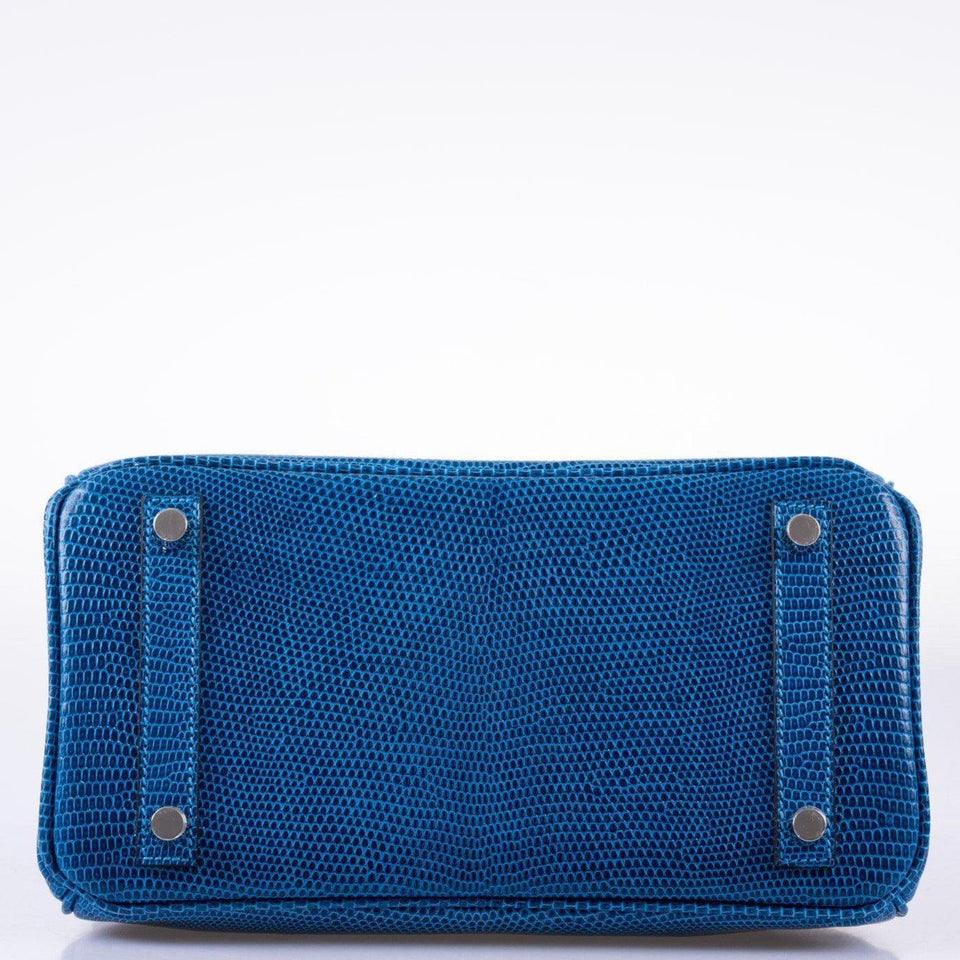 Hermes Birkin 25 Mykonos Lizard Palladium Hardware
