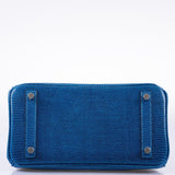 Hermes Birkin 25 Mykonos Lizard Palladium Hardware
