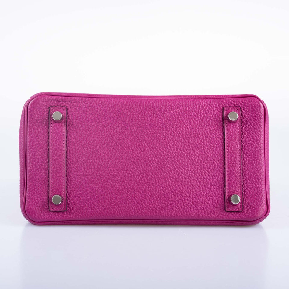 Hermes Birkin 25 Rose Pourpre Togo Palladium Hardware