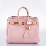 Hermes Birkin 25 Rose Sakura Swift leather Gold Hardware - 2015, T